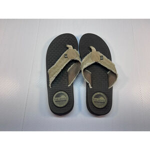 Margaritaville Men's Flip Flops Size 12 Brown/Tan (246)